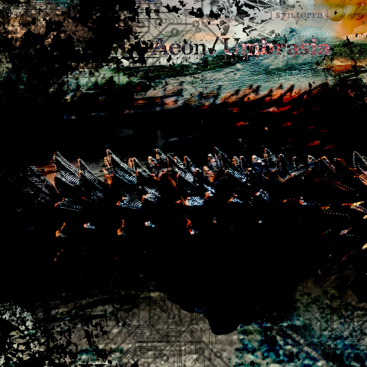 a dark red and black scales